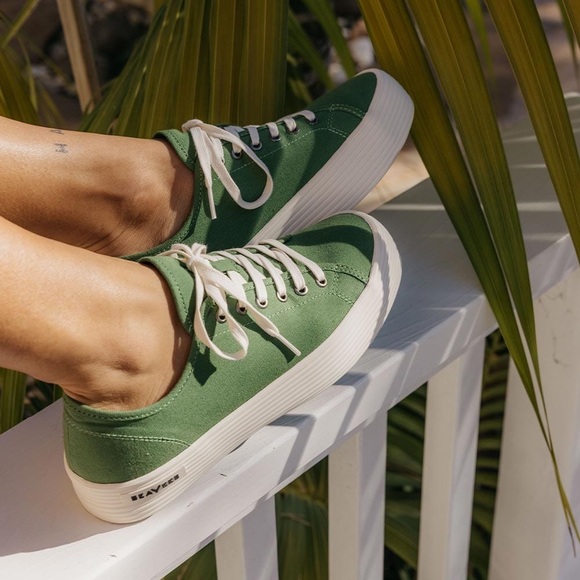 SeaVees Shoes 
Womens Monterey Platform Cactus Cotton Canvas Size 9 - Picture 8 of 16